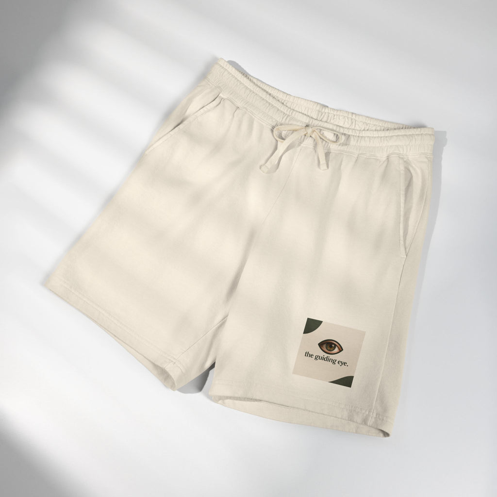 Minimalist Eye Graphic Sweat Shorts